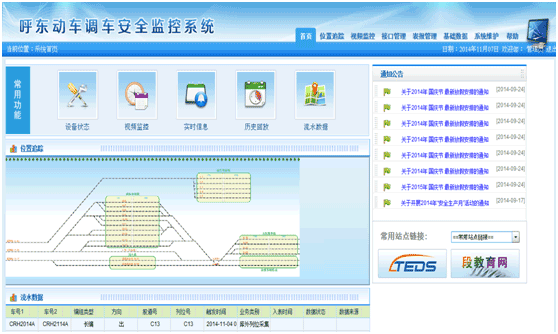 动车组位置追踪系统